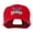 Red, variant on Skiing Logo with Pole and Goggle Embroidered Cap - Red OSFM