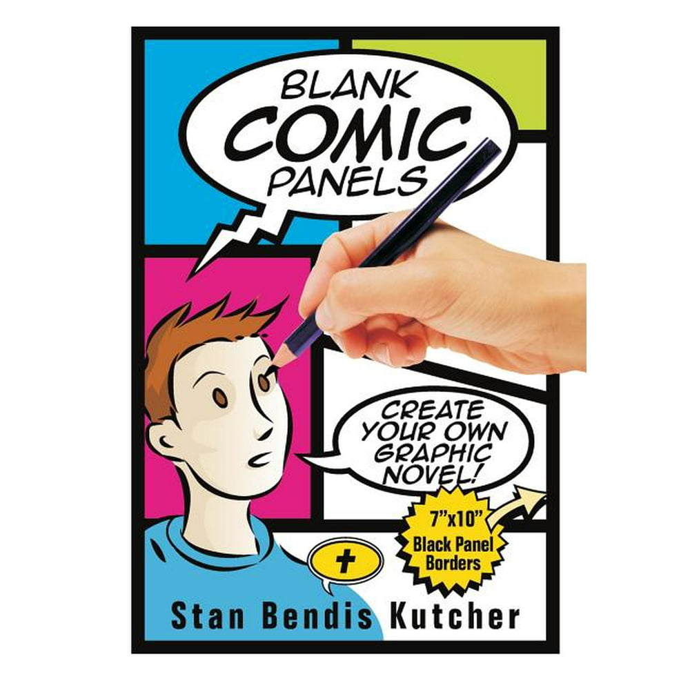 Blank Comic Panels (Black Panel Borders 7"x10") Create your own