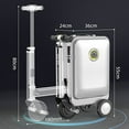 thumbnail image 4 of Airwheel SE3S Smart Riding Suitcase Rideable  Electric Luggage Scooter For Travel With TSA Lock, 4 of 6