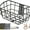 Front basket + strip, variant on Bike Basket - Front Handlebar Storage Rack, Sturdy Wire Cargo Carrier, Precise Secure Mounting System, Cycling Accessory, Fits All Bicycle Styles, for Shopping School Picnic
