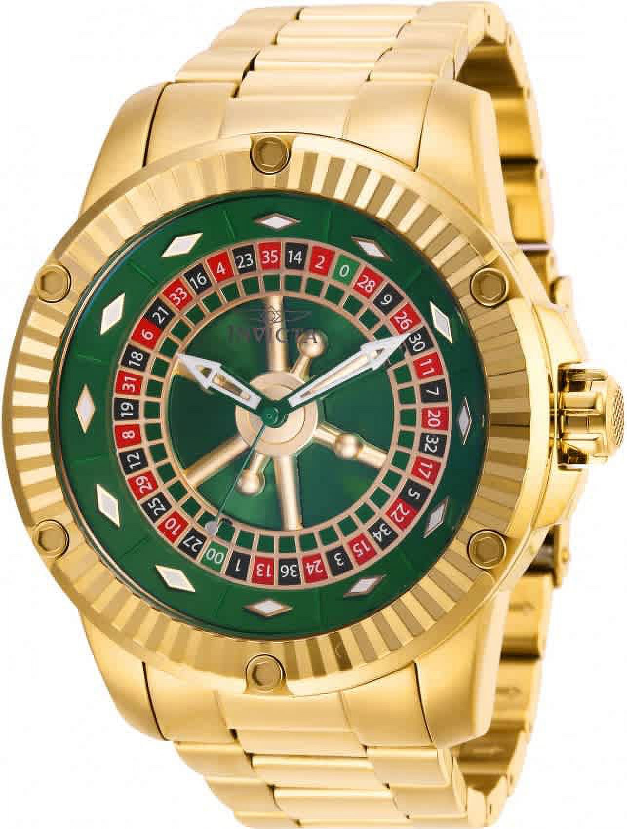 Invicta Specialty Casino Automatic Crystal Red Dial Men's Watch