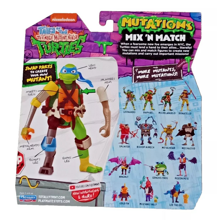 Teenage Mutant Ninja Turtles Mutations Mix N Match Genghis