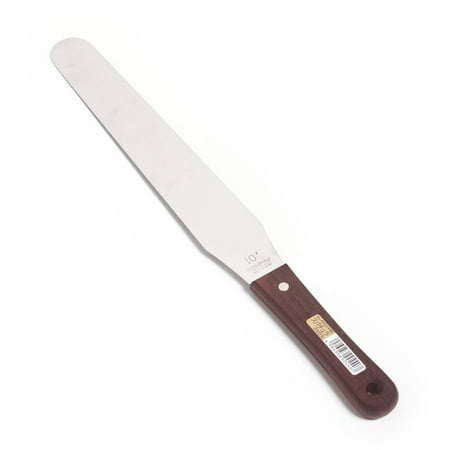Nisaku Stainless Steel Wooden Handle Spatula, 10
