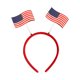 thumbnail image 2 of USA Patriotic Headband Red White Blue Star Hair Accessory Flag Hairband For Women Girls Independence Day Party Decorations, 2 of 8