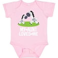 thumbnail image 3 of Inktastic My Aunt Loves Me Zebra Zoo Animal Boys or Girls Baby Bodysuit, 3 of 5