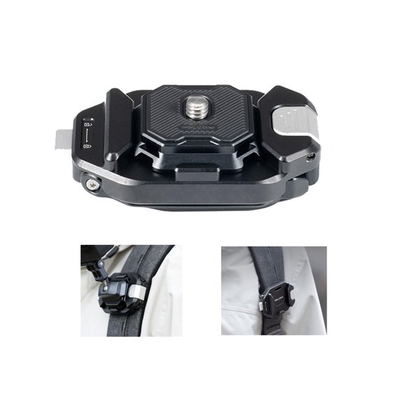 Kit de liberación rápida para mochila FALCAM F38 V2 - Negro