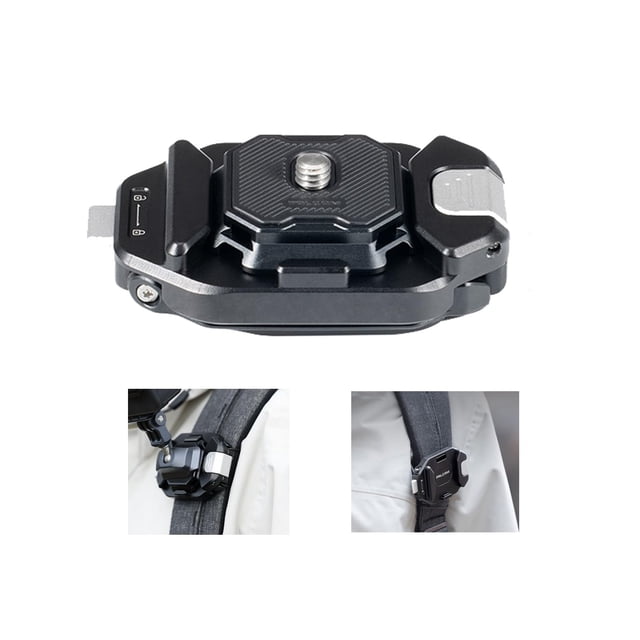 Kit de liberación rápida para mochila FALCAM F38 V2 - Negro