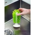 thumbnail image 4 of Glass Brush With Suction Cup - Gray, 4 of 4