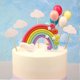 thumbnail image 1 of 12 Pieces Cake Topper Kit Rainbow Cloud Cake Topper Kids Cake Decoration For Birthday Baby Showr Party, 1 of 5