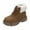 06 Brown, variant on Winter Boots,Girls Boots Fashion Soft Sole Short British Style for Children Comfortable Leather Boots for Casual,Heeled Boots,04 Brown,9.5-10 Years