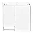 thumbnail image 5 of MAYEERTY 29'' x 28'' Modern Wall Mounted Bathroom Medicine Cabinet with Mirror, Over Toilet Space Saver with Towel Bar, 5 of 6