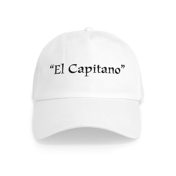 CafePress - El Capitano Cap - Adjustable 100% Brushed Unisex Casual Cotton Baseball Cap, Beige, 1