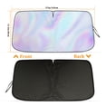 thumbnail image 3 of Liwarace Car Windshield Sun Shade Foldable Front Window Sunshade Visor UV Heat Block Protector, 55*31.5inch, 3 of 12