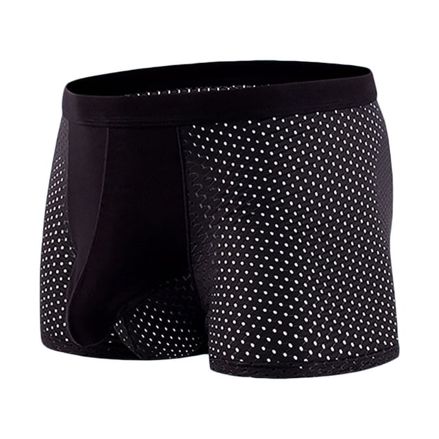 Boxers for Men, Mens Cotton Boxers Solid Color Open