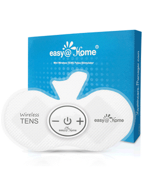 Easy@Home Rechargeable Compact Wireless TENS Unit - Electric EMS Muscle Stimulator Pain Relief Therapy, Portable Pain Management Device EHE015