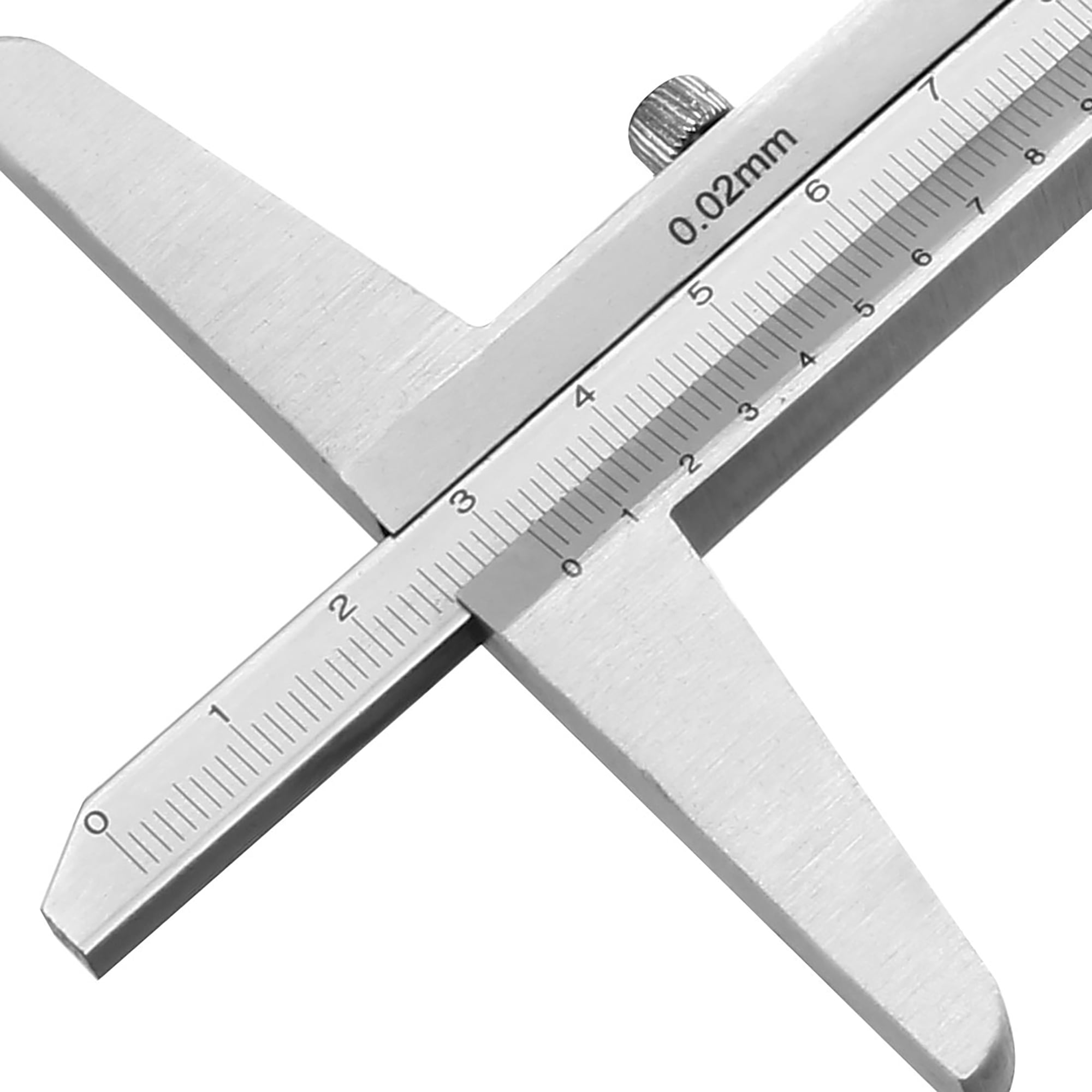 Unique Bargains 200mm x 0.02mm Carbon Steel Depth Gauge Caliper