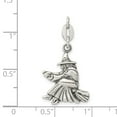 thumbnail image 3 of FB Jewels Sterling Silver Antiqued Witch Slide Pendant, 3 of 4