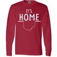 thumbnail image 3 of Inktastic It's Home- State of Ohio Outline Long Sleeve T-Shirt, 3 of 5