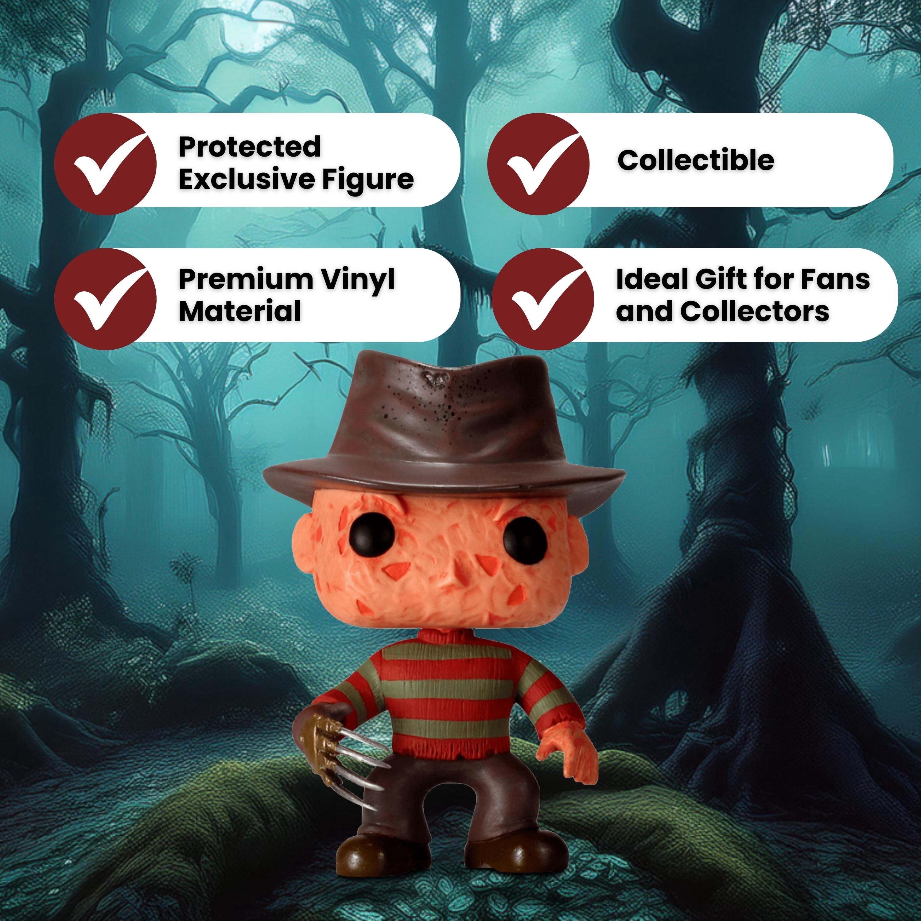 Freddy Krueger Funko Pop! A Nightmare on Elm Street - Collectible Vinyl Figure #02 with Case