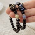 thumbnail image 5 of Pulseras luminosas de gato de ojo grande para mujer, colgante de Animal de dibujos animados, cadena de mano con cuentas, pulsera de amistad, regalo de joyería para pareja, 5 of 5