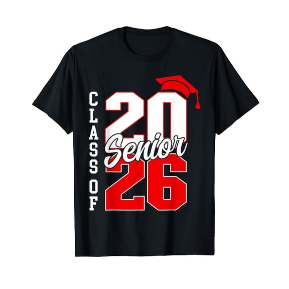 Senior 2026 Class Of 2026 Retro Graduation 2026 T-Shirt