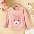 thumbnail image 2 of Gubotare Little Boy Sweatshirt Pullover Long Sleeve Cute Kids Sweaters Shirt Crewneck Cotton Top Fall Oufits Winter Clothes Children'S Hooded Sweatshirt (Light Pink,5-6 Years), 2 of 6
