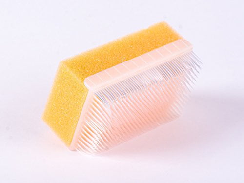 Sterile Cradle Cap and Baby Bath Time Sponge Brush Scalp Scrubbie 3-pk