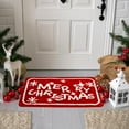thumbnail image 5 of YIKA Christmas Carpet Entrance Door Mat Household Absorbent Nonslip Foot Mat Dirt Proof Mat Bathroom Nonslip Mat Size 15.7x23.6 Inch Christmas Decorations B, 5 of 6