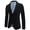 Black, variant on Men's Pink Patterned Tuxedo Jacket with Black Shawl Collar