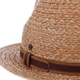 thumbnail image 4 of Paradise - Walrus Hats Natural Raffia Straw Fedora Hat w/ Braided Band, 4 of 7