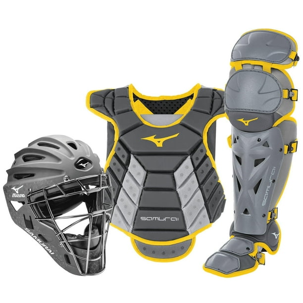 mizuno samurai adult baseball catcher's gear box set