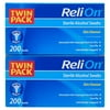 ReliOn Sterile Alcohol Swabs, Twin Pack, 400 Count