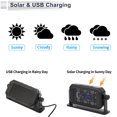 thumbnail image 4 of Kit de Sistema de Monitoreo de Presión de Neumáticos Solar Inalámbrico Unique Bargains 1 set 433MHz, 4 of 7
