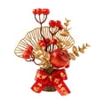 thumbnail image 6 of LOVIVER Chinese New Year Decoration Feng Shui Decor Desktop Decoration Ceremony, Good Luck Spring Festival Decor for Tabletop Bedroom C, 6 of 8