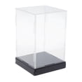 thumbnail image 1 of Caja De Exhibición Acrílica Base Negra Para Figuritas En Miniatura Coleccionables Escaparate 20cmx20cmx30cm Sunnimix Estuche de muestra, 1 of 7