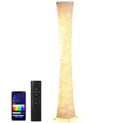 SUNMORY 61 RGBIC LED Floor Lamp, 1800 LM Color Changing Lighting Modern Tall Lamp with Music Sync & 16 Millio Colors, Standing Lamp With Remote & APP Control for Living Room, Bedroom, Gaming, Party