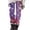 5# Dark Purple, variant on Christmas Leggings for Women Thermal Warm High Waisted Tummy Control Legging Workout Gym Yoga Pants M