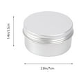 thumbnail image 2 of ADDHAT 10Ud Frascos De Aluminio Plata Para Cosméticos Uso Doméstico Y Transporte, 2 of 8