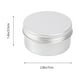 thumbnail image 2 of Caja sellada cosmética del tarro de crema de las cajas de aluminio vacías de 10pcs 80ml para el viaje casero, 2 of 6