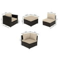 thumbnail image 2 of Innesbrook Collection 6-Piece Aluminum Patio Conversation Set with Navy Cushions, 2 of 2