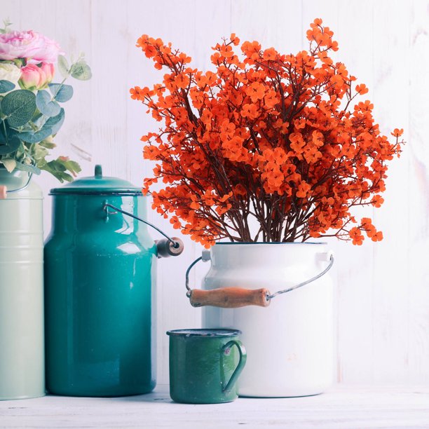 unbranded 8Ud Ramo De Flores Artificiales Gypsophila Para En , Oficina Y Café