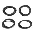 thumbnail image 3 of Scunci No Damage Elastic Stretch Satin Ponytail Holder Hair Ties, Black, 15 Ct + 5 Bonus, 3 of 9