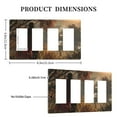 thumbnail image 3 of Game Graphics Switch Cover Decorative Wall Plate / 4-Gang Screwless / Standard Size 4.5x8 in, 3 of 5