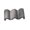 Grey, variant on Lynono Co.,Ltd Modern Soap Rack Quick Dry Soap Holder Jewelry Display Rack With Wavy Design