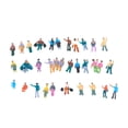 thumbnail image 1 of HILABEE Miniature Figures Collectibles DIY Projects Layout Props Painted Mini Models 33pcs 7mm, 1 of 9