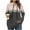 Pink, variant on ZyeKqe Hoodies for Women Casual Ribbed Knit V Neck Sweatshirts Long Sleeve Fall Warm Pullover Sweater Tops