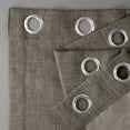 thumbnail image 6 of HPD Half Price Drapes Dutch Cocoa Grommet Faux Linen Room Darkening Curtains for Bedroom & Living Room Curtains (1 Panel), Door & Window Curtains 96 inches long, Grommet Curtains & drapes, 50W X 96L, 6 of 12