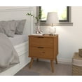thumbnail image 7 of From the Tree Furniture Compact Modern Solid Wood Nightstand, 2-Drawer, 7 of 7