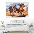 thumbnail image 5 of Tapestry Vintage Western Cowboy Wall Hanging 3D Printing Wall Tapestry for Dorm Living Room Bedroom, 5 of 6