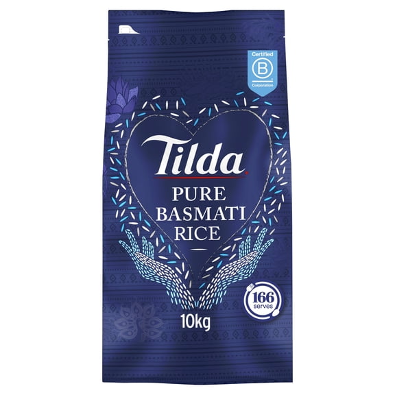 Tilda Pure Basmati Rice 10Kg, Imported from Britain